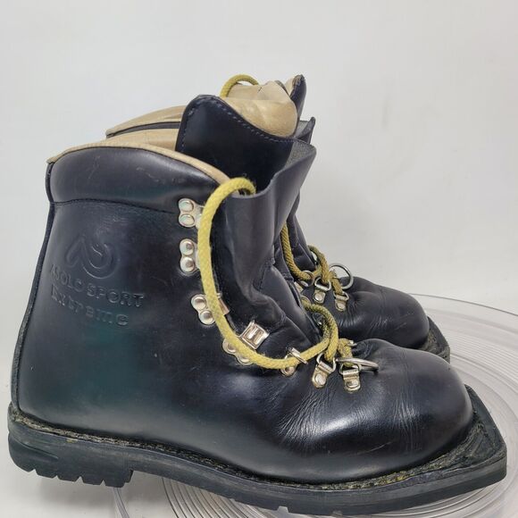 Asolo Boots Sport Extreme Cross-Country Touring Ski Mens US-8 Leather Lace ITALY - Picture 6 of 12